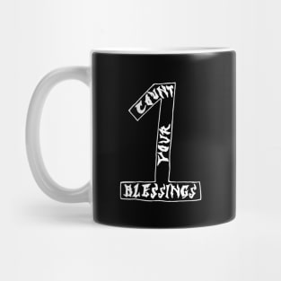 count your blessings Mug